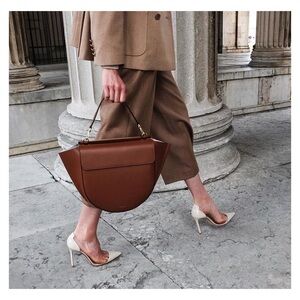 Wandler Medium Hortensia Bag in Cherry Burgundy